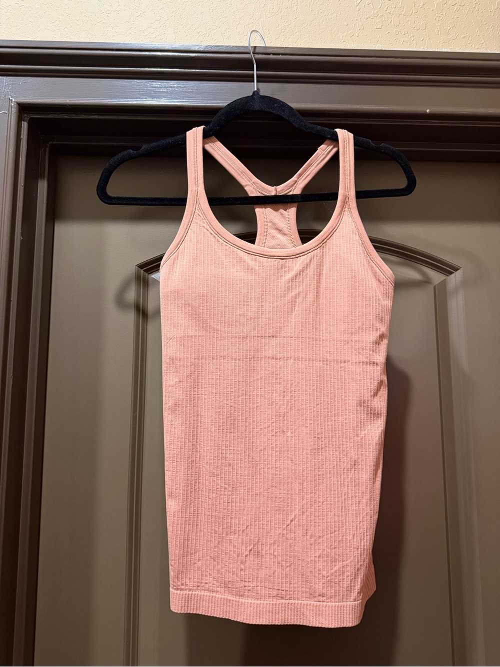 Lululemon Ribbed Racerback Tank Top - Peach